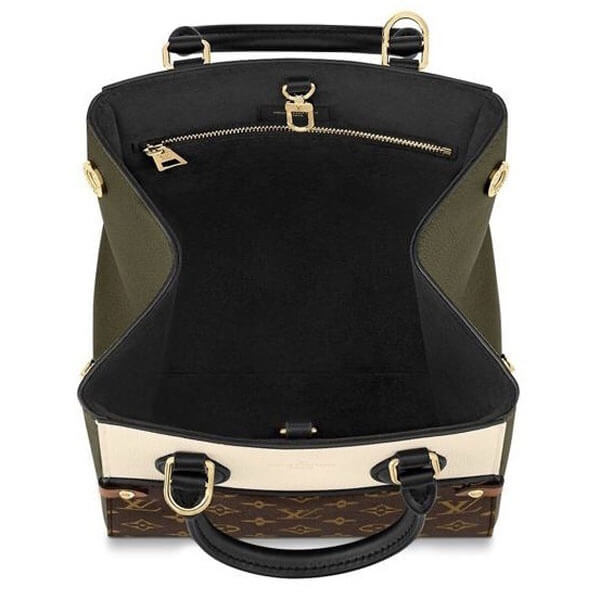 最新作ルイヴィトン フォールドトート PM 偽物 モノグラム★広がるマチで舟形にも 2色 M45388